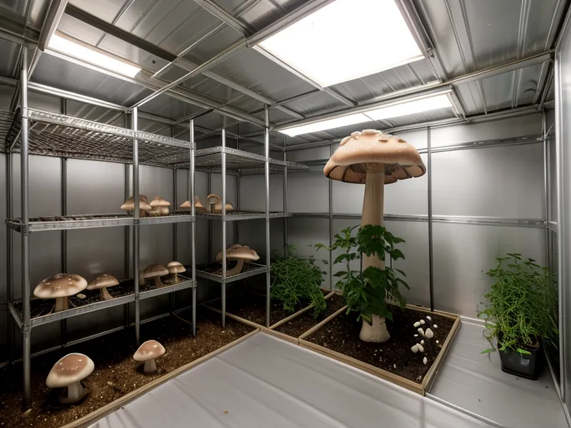 Rollo de cinta micropore junto a frascos de sustrato para cultivo casero de setas gourmet