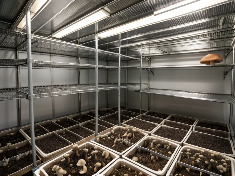 frascos marcados con cinta indicadora de esterilización puestos a prueba dentro de la olla a presión durante el control de calidad del cultivo casero