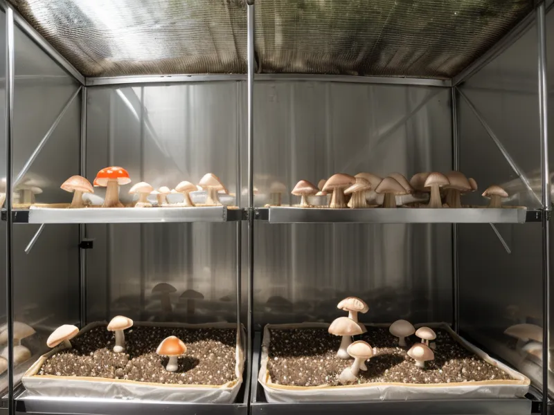 Medición del pH del sustrato con cal en un cultivo de orellanas en Colombia