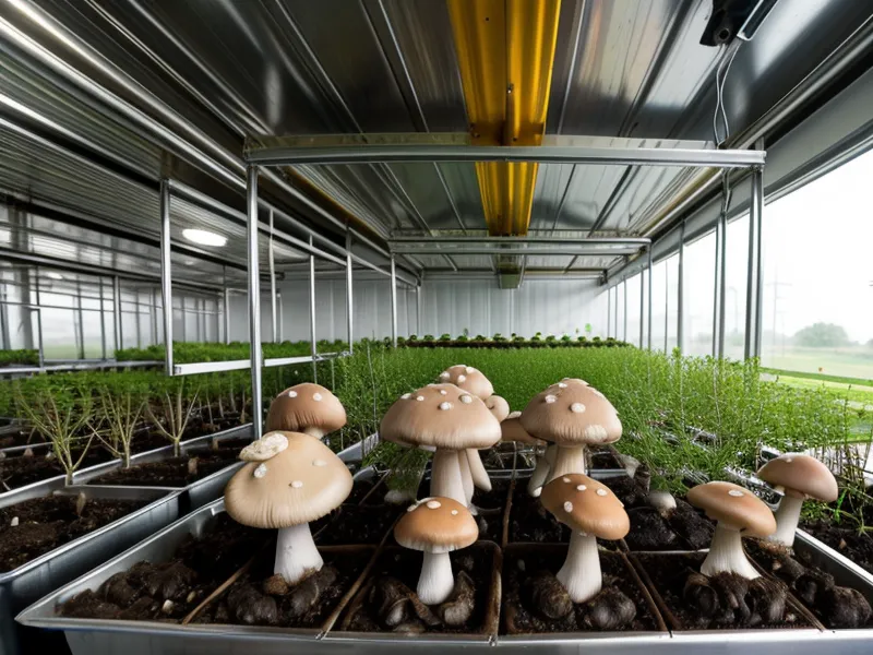 Producción de micelio de setas en laboratorio micológico casero: frascos de grano listos para inocular en un cultivo de hongos gourmet