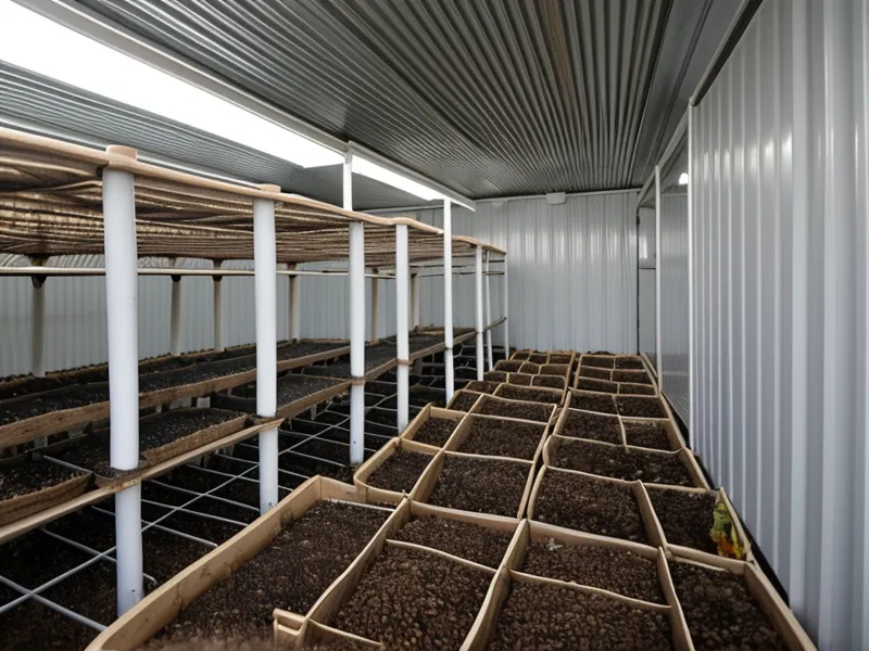 frascos de vidrio y recipientes de plástico para cultivo de micelio