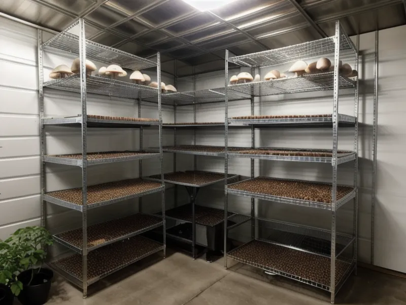 Primer plano de micelio de Pleurotus creciendo sobre grano, señal de buena viabilidad tras el almacenamiento